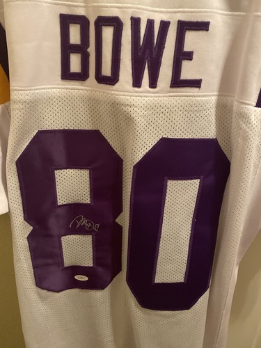 Dwayne Bowe Autographed White LSU Football Jersey - Picture 2 of 5