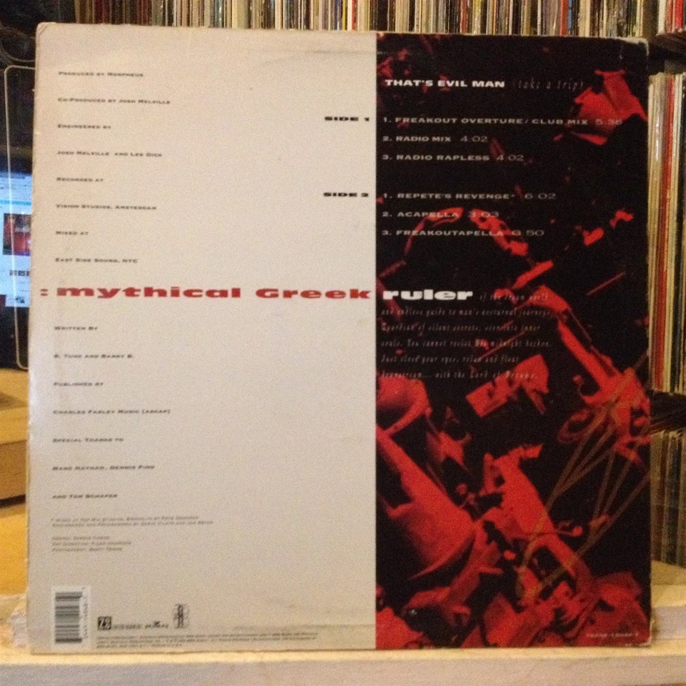 [EDM]~EXC 12"~MORPHEUS~That's Evil Man (Take A Trip)~[x6 Mixes/Remixes]~[1992]~ - Image 2 of 4