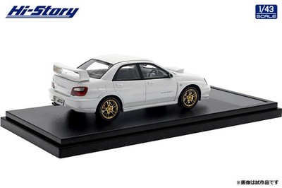 1/43 Subaru IMPREZA WRX STi 2002 Pure White Finished Model