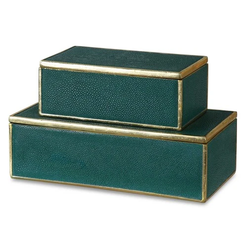 Uttermost - Boxes S/2 - Accessories - Karis  - 11.75 inch Box (Set of 2) - 11.75 - Picture 1 of 4