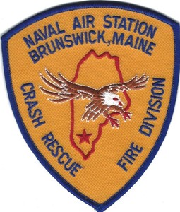 MAINE - Naval Air Station Brunswick Crash Rescue Fire Division patch
