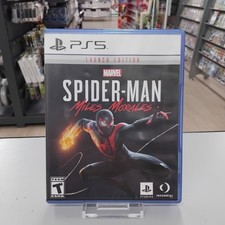 SPIDER-MAN MILES MORALES LAUNCH EDITION SOLO IN INGLESE PS5 - *USATO NTSC USA*