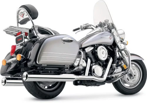 Bicicleta de calle Cobra Nomad True Duals con puntas Billet motocicleta 4368 1810-0549 Foto 3 de 4