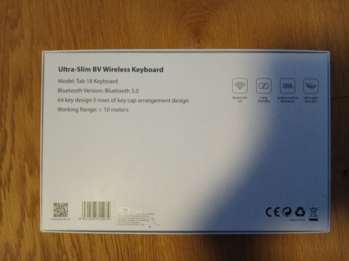 BV Wireless Keyboard Ultra Slim BlackviewTab 18 (12 Zoll) Wenig genutzt mit OVP - Bild 5 von 7