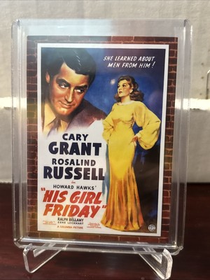 CARY GRANT ROSALIND RUSSELL 2009 AMERICANA MOVIE POSTERS MATERIAL #224/500 #37