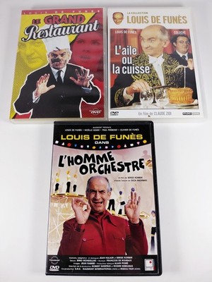 [French Only, No English Subtitles] Louis De Funes 3 DVD Lot [Region-2]
