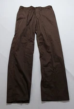 WearGuard Men's UPS Flat Front Utility Work Pants CA4 Brown Size 36x36 