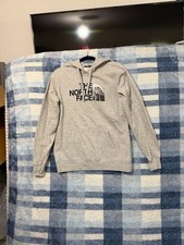The North Face Women's Medium Gray Graphic Logo Pullover Hoodie