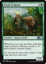 x4 Druid of Horns - Core Set 2019 (M19) - NM - MTG