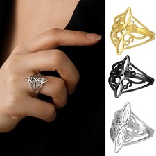 Anillo De Nudo De Bruja - Nudo Celtis Amuleto De Brujería Wiccan Pagano Jewelry