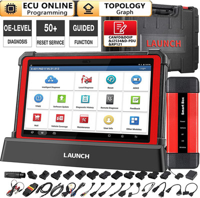 LAUNCH X431 PAD V PAD VII Diagnosegerät Auto OBD2 ALLE SYSTEM ECU Programm TPMS
