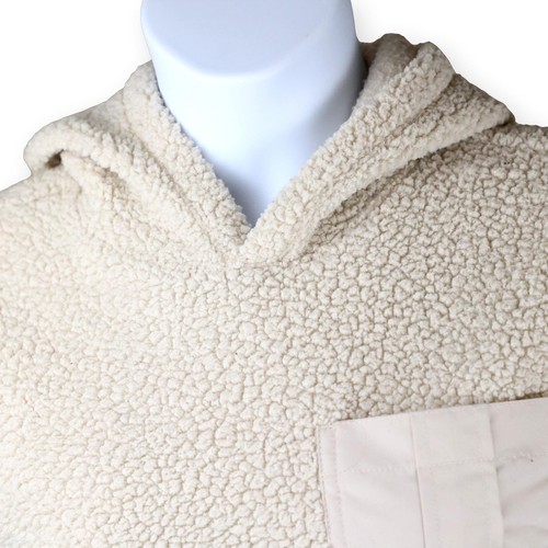 Old Navy Boys Cream Fleece Sherpa Hoodie XL - Picture 9 of 9