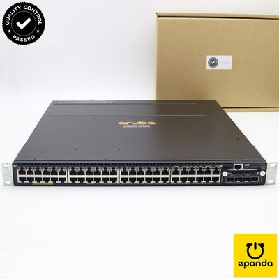 Aruba JL074A 3810M 48G PoE+ 1050W-PSU Stack-JL084A & 4SFP+ Uplink JL083A, 1Y-Wty