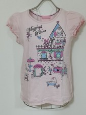 Mezzo Piano 150 T-shir Pink Top Heiseiretro Japanese Brand Kawaii Rare Heart