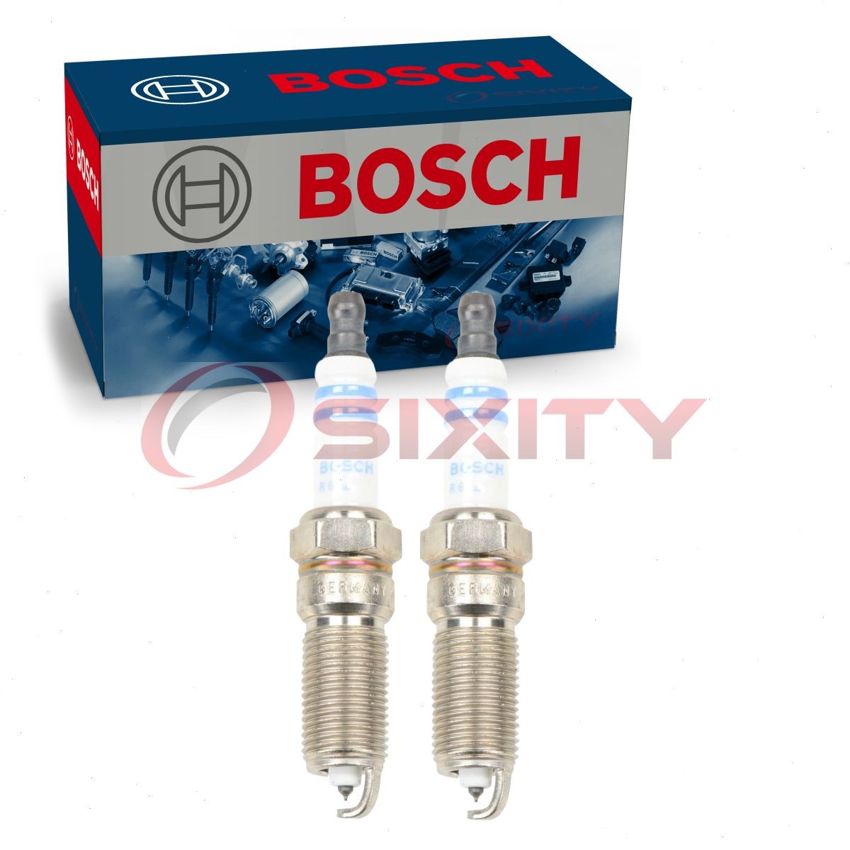 2 pc Bosch 6727 Platinum Spark Plugs for 5019 Ignition Wire Secondary wq
