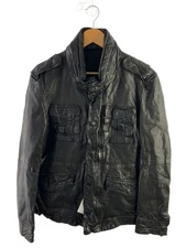 Abahouse Leather Jacket Blouson/2/Sheep Leather/Blk/0070090002 5612