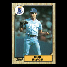 Bud Black #669 1987 Topps Kansas City Royals Baseball Card MLB