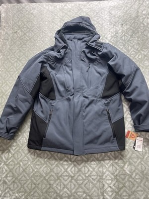 Reebok 3-in-1 Soft shell Men s Jacket Charcoal/Black New W/ Tags Sz L
