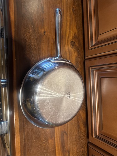Vintage All Clad 10 Inch Stainless Fry Pan Skillet USA - Picture 10 of 14