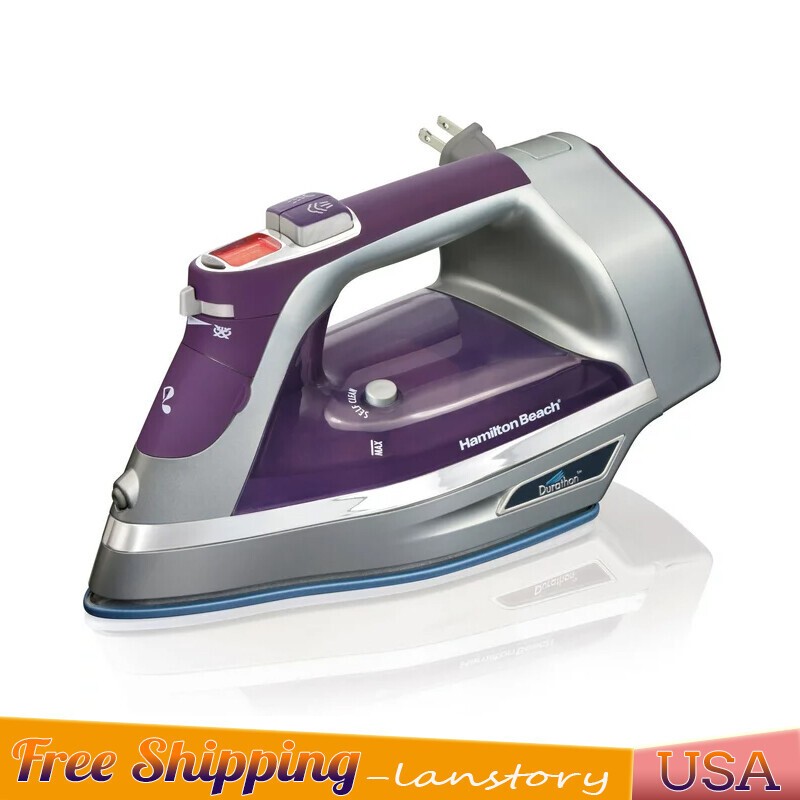 Portable Retractable Cord Nonstick Plate Compact Travel