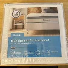 Linenspa Full Size Box Spring Encasement - Zippered - new never used
