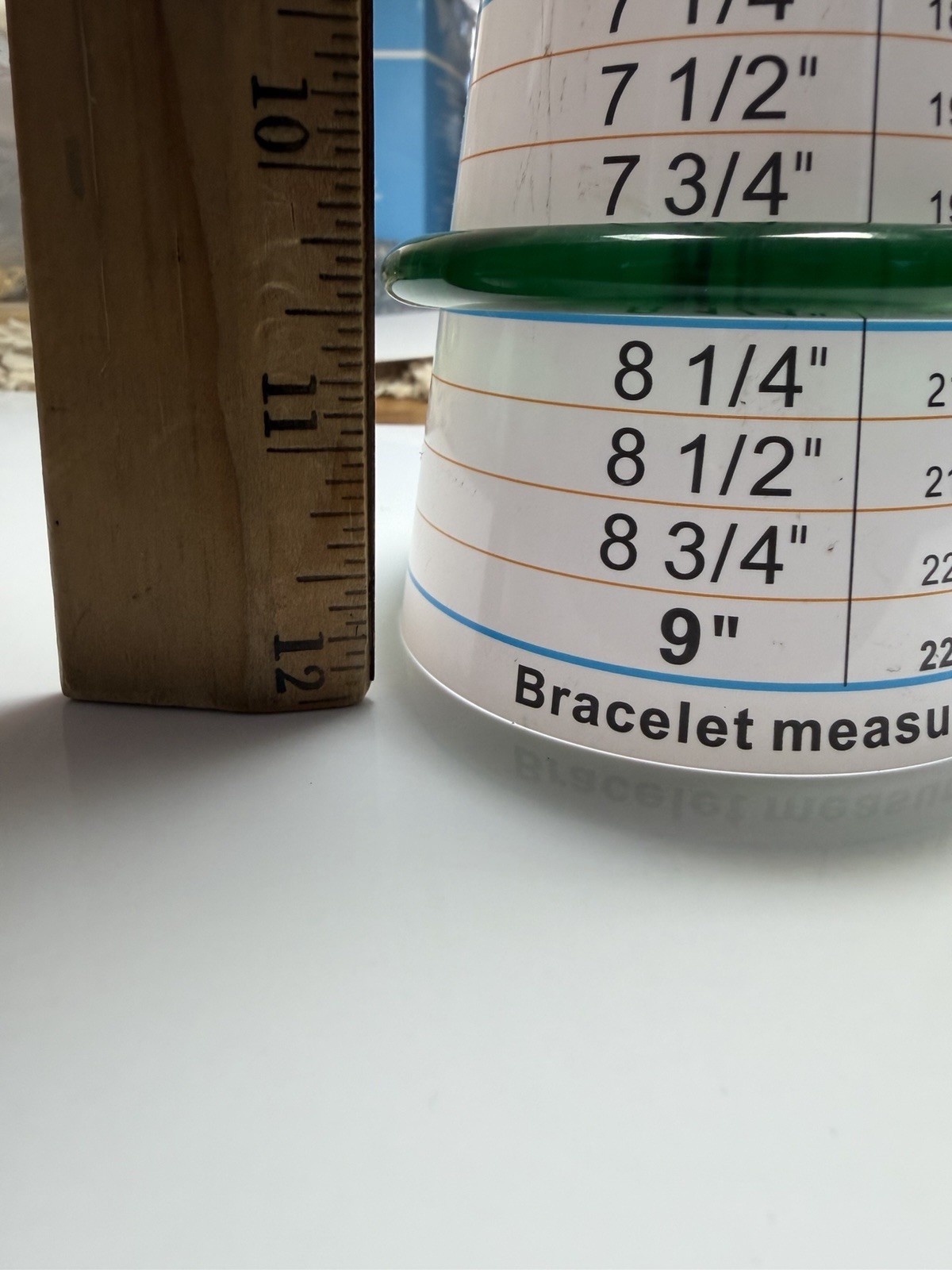 Vintage Bakelite Bangle Semi Translucent Jade Gre… - image 8