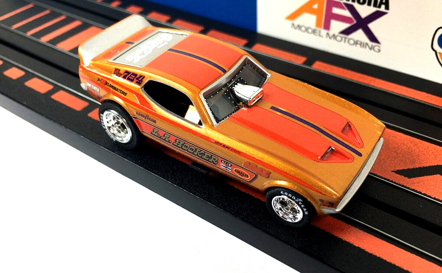 Ho Slot Cars, Auto World /AFX, FORD Race Car, Factory Drag Racing Chassis, New.