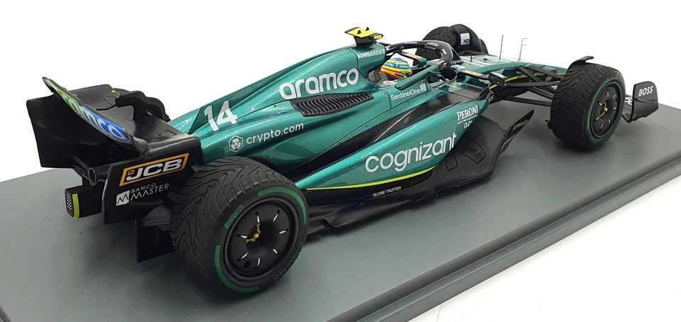 Spark 1/18 Scale 18S900 - Aston Martin AMR23 F1 Monaco 2023 2nd F.Alonso #14 - Image 2 of 4