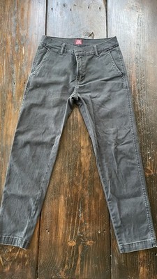 Levi's XX Chino Men's Standard Fit Tapered Gray Stretch Pants 29/32 Pockets