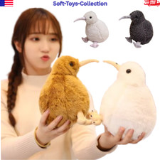 Kiwi Bird Plush Toy Cute Lifelike Stuffed Animal Soft Cuddly Bird Gift