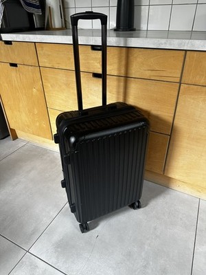 Japanischer Spinney Premium Hartschalenkoffer schwarz 4-Rollen Tokyo Ginza Karen 