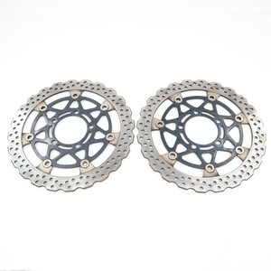 13-26 2013 Kawasaki Ninja Zx6r 636 Front Brake Rotors Discs Right Left Rotor D74