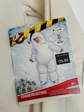 Disguise Ghostbusters Mini Puft Marshmallow Man costume infants toddlers 3t-4t