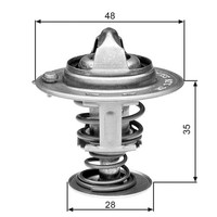 Gates Thermostat KüHlmittel TH30082G1 FüR KIA Hyundai SA Picanto TB MX Getz PA 1