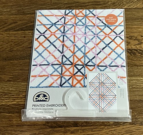 DMC Printed Embroidery Kits - Geometry Rules- Right Angles. Unopened - Picture 1 of 2