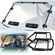Vented Full Windshield&Soft Cab Doors for Kawasaki Teryx KRX 1000 2020-2024