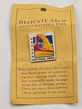Arches National Park Pin - Delicate Arch Utah Souvenir, Official Traveler Series