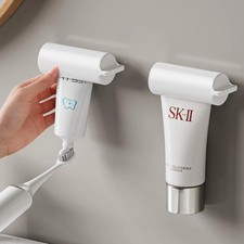 Toothpaste Squeezer Wall Mount, 2 PCS Toothpaste Roller Dispenser for Bathroom,