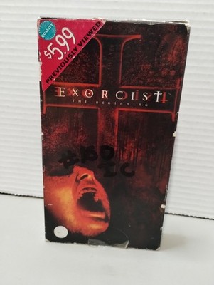 Exorcist: The Beginning VHS Tape 2005 Release Horror Prequel Late Release 