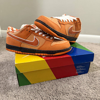 Nike SB Dunk Low Concepts Orange Lobster Size 10.5 FD8776-800 **VNDS**