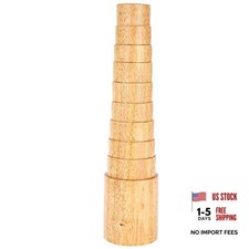 KooingTech Bracelet Mandrel Wood Bracelet Mandrel Sizer for Jewelry Making,