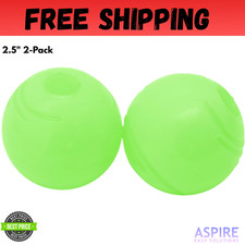 Dog Fetch Ball Play Toy, Glow In The Dark Night Light Fit In Medium Chuckit 2 PK