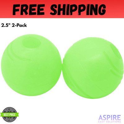 Dog Fetch Ball Play Toy, Glow In The Dark Night Light Fit In Medium Chuckit 2 PK