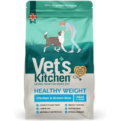 Vet's Kitchen Hundetrockenfutter Adult Huhn & brauner Reis gesund Gewicht 7,5 kg