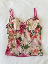 Blumarine Floral Corset Top XL