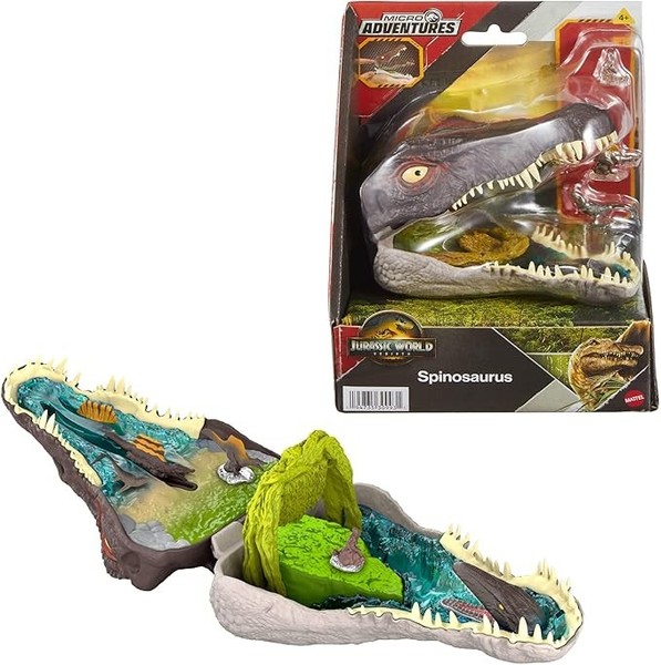 Mattel Jurassic World Spinosaurus Abenteuer Spielset Funktionen-image