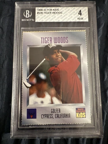 1996 SI For Kids #536 - Tiger Woods BGS 4