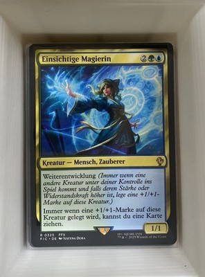 Einsichtige Magierin 325 Final Fantasy Commander FIC MTG deut