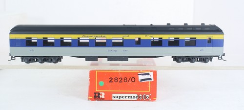 Coche comedor pesado HO Rivarossi 2828 Chesapeake y Ohio conversión Kadee | Zustand: Used