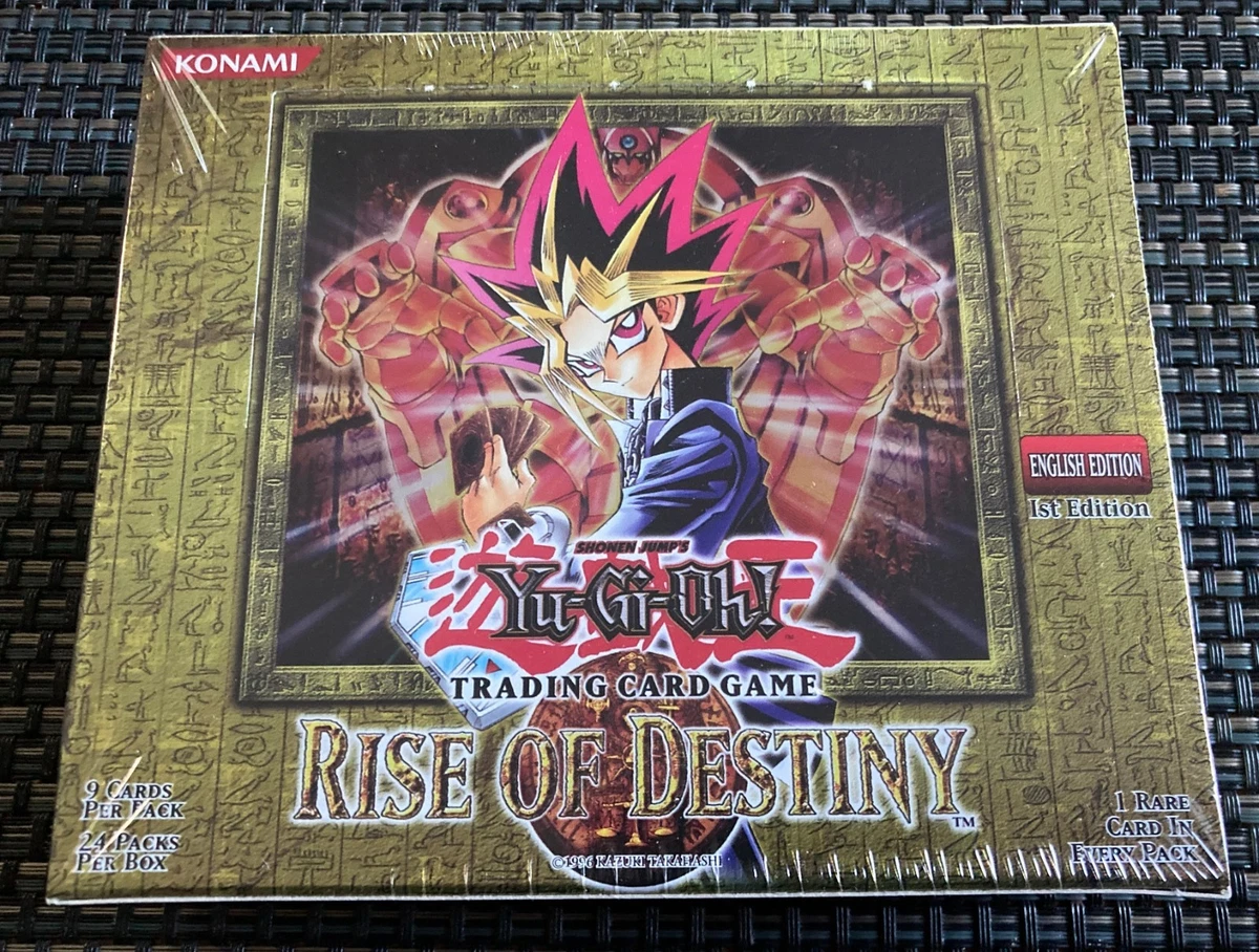 Yu-Gi-Oh! TCG Rise of Destiny Sealed Collectible Card Game Boxes